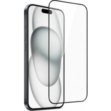 Edelfu iPhone 15 / iPhone 16 - Ekran Koruması 9h Temperli Cam • 6d Tam Kaplama • Ultra Şeffaf Görüntü