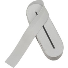 Lunaev Beyaz - 4 cm Paça Lastik Yassı Geniş 10MT Iğne