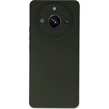 Mudanis Realme 11 Pro Kılıf Nano Içi Kadife Silikon - Koyu Yeşil