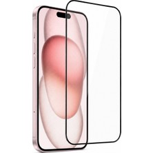 Edelfu iPhone 15 Plus - Ekran Koruması 9h Temperli Cam • 6d Tam Kaplama • Ultra Şeffaf Görüntü