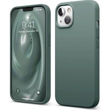 Mudanis Apple Iphone 14 Kılıf First Silikon - Koyu Yeşil