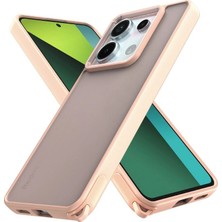 Mudanis Xiaomi Redmi Note 13 Pro 5g Kılıf Elegant Kapak - Pudra