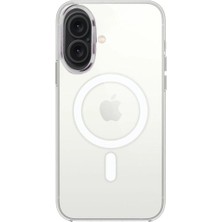 Mudanis Apple Iphone 16 Plus Kılıf Pc Real Magsafe Kapak - Şeffaf