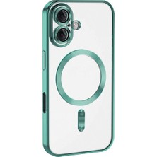 Mudanis Apple Iphone 16 Plus Kılıf Kross Magneticsafe Kapak - Turkuaz