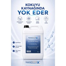 Nanodorx Biyolojik Koku Giderici 5 LT – Gider, Sigara, Evcil Hayvan, Ter ve Organik Kokular İçin Profesyonel Koku Nötralize Edici