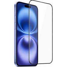 Edelfu iPhone 16 Plus - Ekran Koruması 9h Temperli Cam • 6d Tam Kaplama • Ultra Şeffaf Görüntü