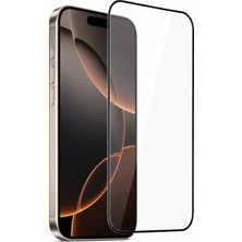 Edelfu iPhone 16 Pro - Ekran Koruması 9h Temperli Cam • 6d Tam Kaplama • Ultra Şeffaf Görüntü
