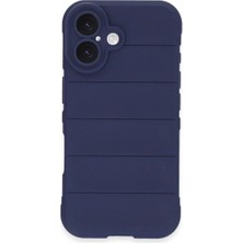 Mudanis Apple Iphone 16 Kılıf Optimum Silikon - Lacivert