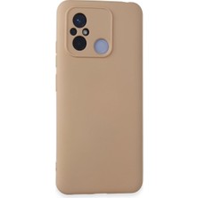 Mudanis Xiaomi Redmi 12C Kılıf Nano Içi Kadife Silikon - Pudra