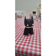 Sadık Pazar Mini Batman Figürü Dekoratif Masa ve Raf Süsü 3D Baskı Biblo