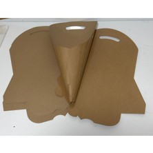 Orbak Kağıtçılık Laminasyonlu Kraft Çiçek Buket Kılıfı – Suya Dayanıklı Buket Taşıma ve Sunum Ürünü – 10 Adet