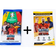 Topps Official Euro 2024+ŞAMPIYONLAR Ligi Futbol Kart Seti 2024/2025