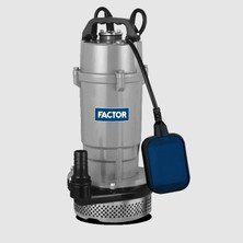 Factor QDX15-32-075W 1 Hp Alüminyum Gövdeli Dalgıç Tip Temiz Su Pompası 220V