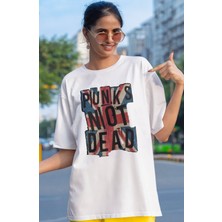 Sevbano Sex Pistols Punks Not Dead Rock Metal Müzik Grubu Baskılı Unisex Oversize Tişört