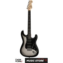 New Orleans Vega Blgr Hsh Elektro Gitar - Siyah ve Gri