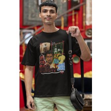 Sevbano Bad Bunny Rapper Şarkıcı Baskılı Unisex Oversize Tişört