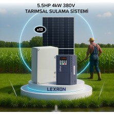 Lexron 5.5hp 4kw (380V) Tarımsal Sulama Sistemi
