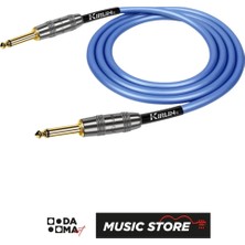 Kirlin IP-221 Gmg Enstrüman Kablosu – 6 Metre, Mavi, 22 Awg