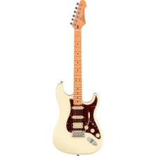 Auster AS100 Pro Elektro Gitar Olympic White