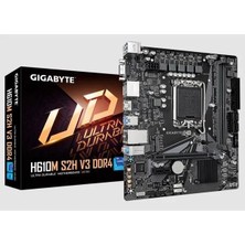 Gigabyte Gıgabyte H610M-S2H V3 Ddr4 HDMI Dp Pcıe 16X V4.0 1700P Matx