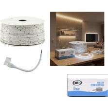 Go İthalat 100MT 6500K - Beyaz Dış Mekan Şerit LED 220V 120LED ARS-348985 (5440)
