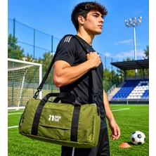 Newfull Sport Ayakkabı Bölmeli Astarlı Su Geçirmez Seyahat ve Spor Çantası-Orta Boy