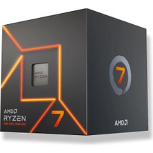 Amd Ryzen 7 7700 40MB 8çekirdekli O/b UHD Am5 65W Kutulu+Fanlı