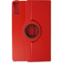 Colezium Pad Kılıf 360 Tablet Deri Kılıf - Kırmızı