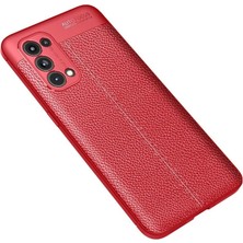 Colezium Reno 5 Pro Kılıf Auto Fus Kapak - Kırmızı