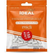 Meka Shisha Premum Pamuk Filtre Ağızlık 150 Adet Touch Pamuk Filtre ( 5,7 x 13 Mm. )