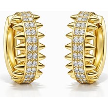 Theory Jewelry Kadın Küpe I Theory Simple Lines Küpe I Minimal Paslanmaz Çelik I Antialerjik I Günlük I Kombin
