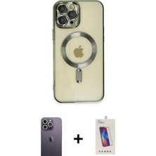 Pileli Store Pilelistore™ iPhone 12 Pro Max Kılıf Nova Işık Özel Seri - Siyah Joko 5d Cam + Neon Fosforlu Kamera Lens - Bz