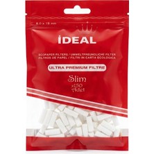 Meka Shisha Pamuk Filtre Ağızlık 150 Adet Slim Slender Zıvana Pamuk Filtre ( 5.7 x 13 mm )