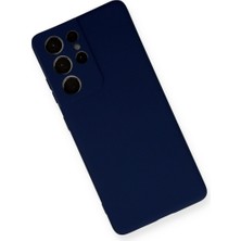 Artcrelier Galaxy S21 Ultra Kılıf Nano Içi Kadife Silikon - Lacivert