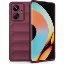 Mudanis Realme 10 Pro 5g Kılıf Optimum Silikon - Bordo