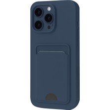 Artcrelier iPhone 16 Pro Max Kılıf Kelvin Kartvizitli Silikon - Lacivert