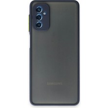 Mudanis Samsung Galaxy M52 5g Kılıf Montreal Silikon Kapak - Lacivert