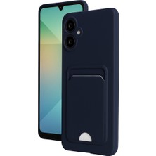 Artcrelier Galaxy A06 Kılıf Kelvin Kartvizitli Silikon - Lacivert