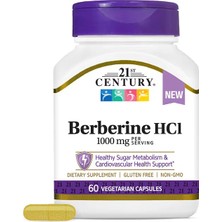 21ST Century Berberine Hcı Glucose Support 60 Vegetarian Capsules