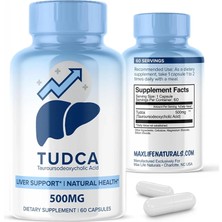 Maxlife Naturals Tudca Liver Tauroursodeoxycholic Acid Bile Salts Gallbladder Support Digestive Balance 60 Caps