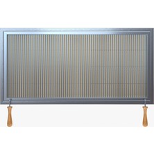 Krom Piknik Mangalı Paslanmaz Çelik 70X5CM
