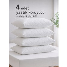 Organix Home  Yastık Kapitoneli  Fermuarlı Yastık Koruyucu Alez  Standart  Ebat 50X70