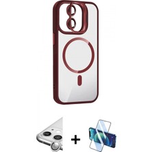 Marsilyan™- iPhone 11 Kılıf Yadigar Asil Koleksiyonu - Siyah 3D Antistatik Seramik Nano Ekran Koruyucu + Raze Metal Kamera Lens - Gs