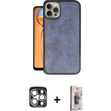 Marsilyan™- iPhone 15 Pro Max Kılıf Kıvılcım Işık Serisi - Siyah Bilvis 3D Cam Ekran Koruyucu + Pvd Metal Kamera Lens - Gs