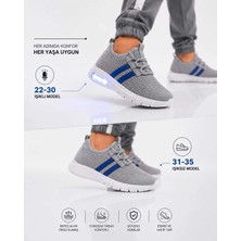 Slipcat Unisex Çocuk Işıklı Spor Ayakkabı Rahat Günlük Sneaker