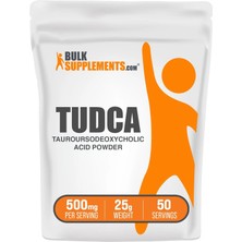 Bulksupplements Tudca Tauroursodeoxycholic Acid Liver Powder 500MG 25 gr 50 Servis