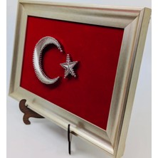 Rizart Sanat Evi Türk Bayrağı Filografi Ayaklı