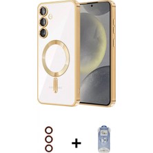 Marsilyan™- Galaxy S23 Plus Kılıf Nova Işık Özel Seri - Siyah Joko Magic 5d Cam + Metal Kamera Lens - Kı