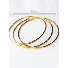 Attaleia Shop Altın Renkli Kadın Bilezik Seti 3 Adet