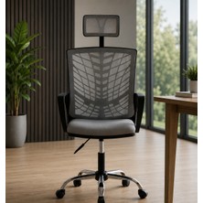 Trendcore Premium Fileli Çalışma Koltuğu Ergonomik Ofis Sandalyesi Sekreter Çalışma Koltuğu